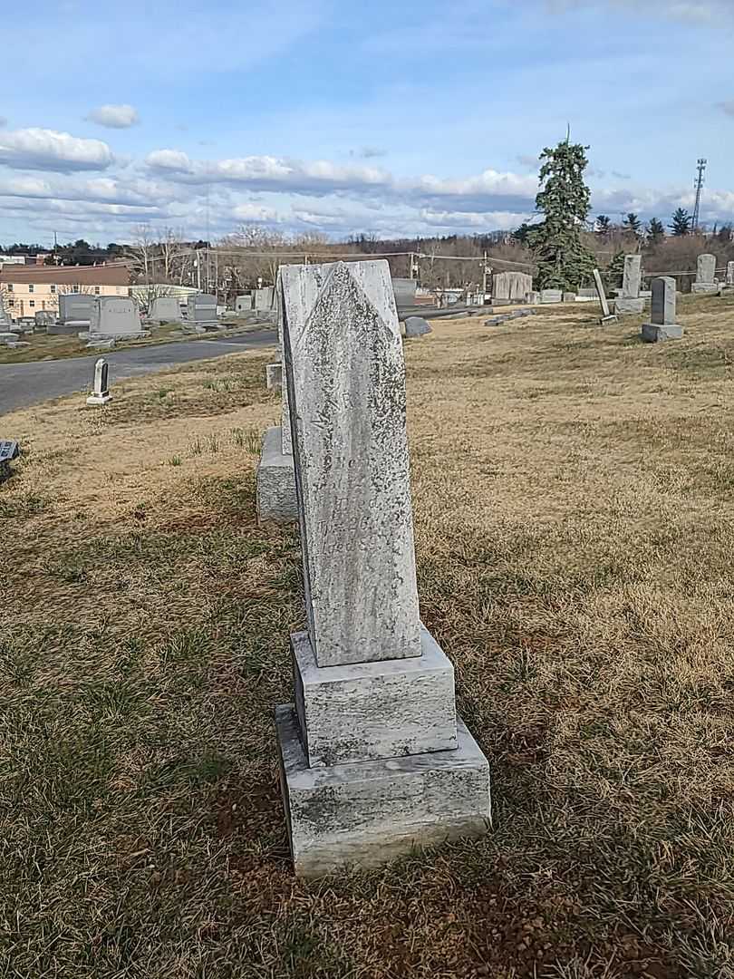 Mary J. Tate's grave. Photo 2