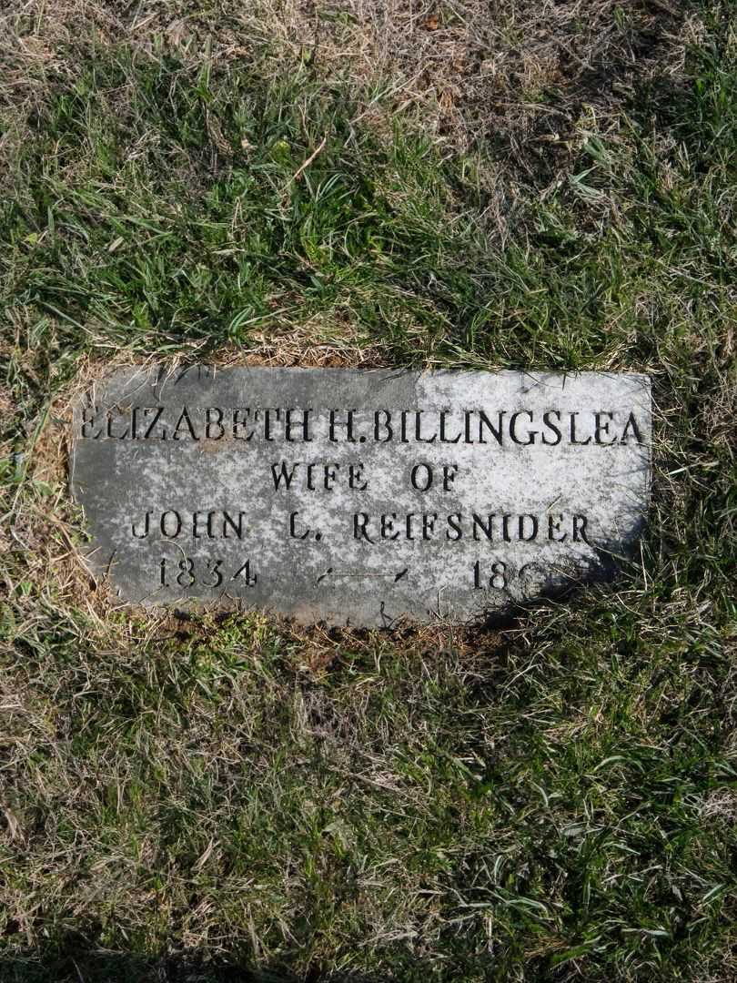 Elizabeth H. Reifsnider's grave. Photo 3