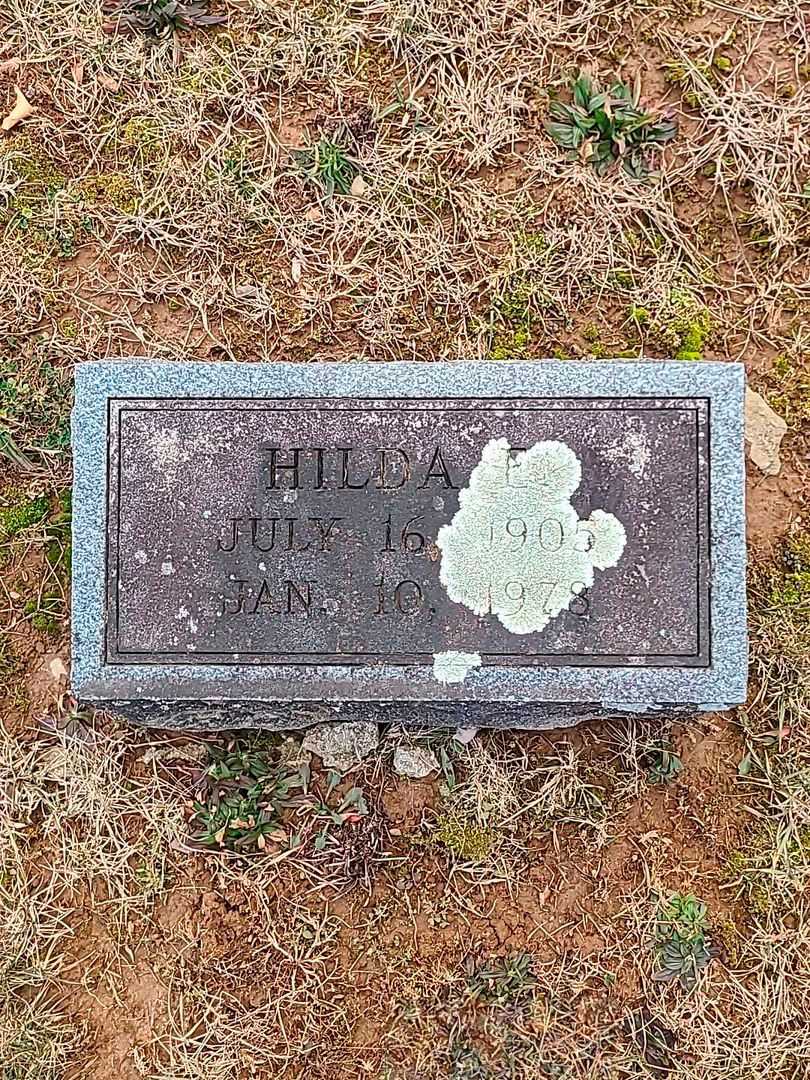 Hilda E. Eckard's grave. Photo 3