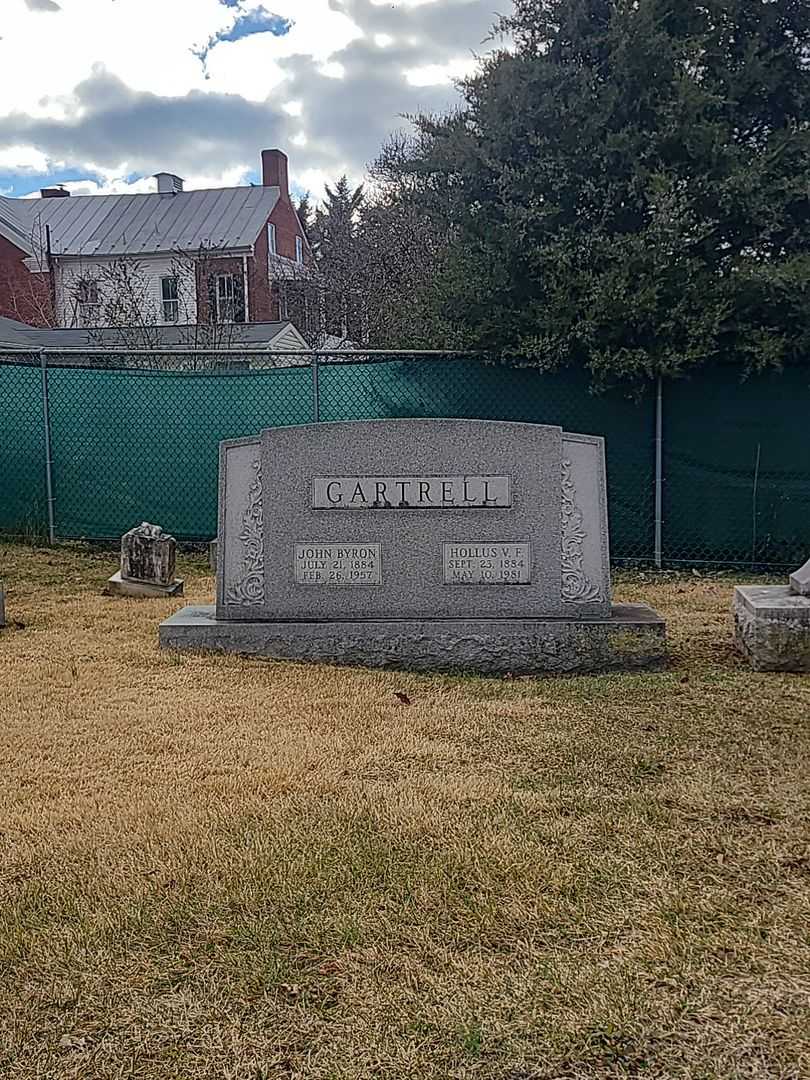 John Byron Gartrell's grave. Photo 2