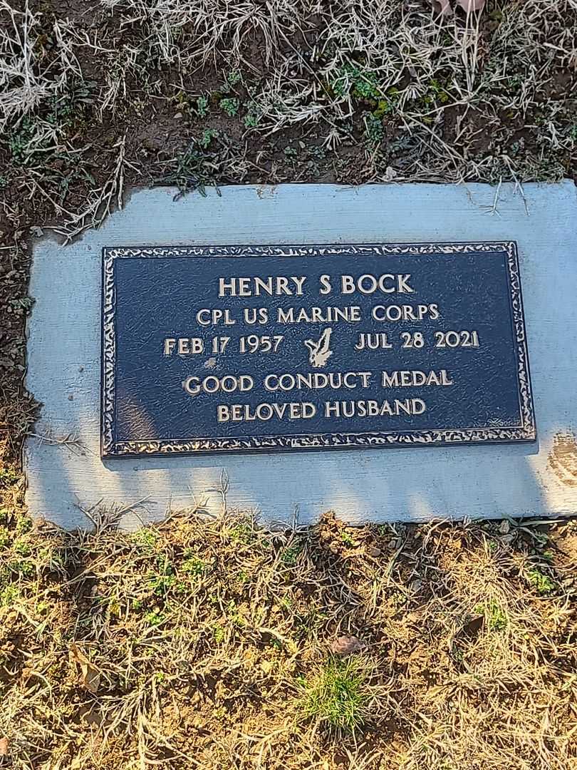 Henry S. Bock's grave. Photo 1