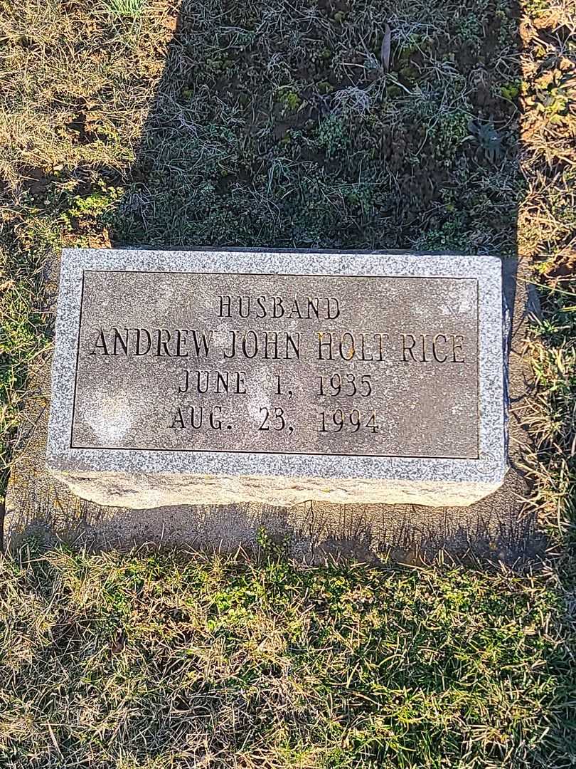 Andrew John Holt Rice's grave. Photo 1