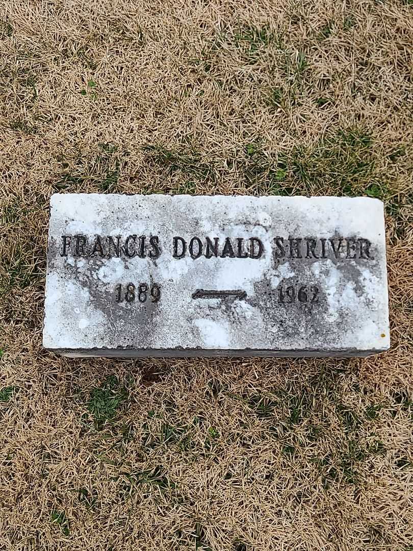 Francis Donald Shriver's grave. Photo 3