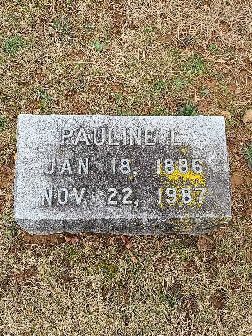 Pauline L. Mitten's grave. Photo 4