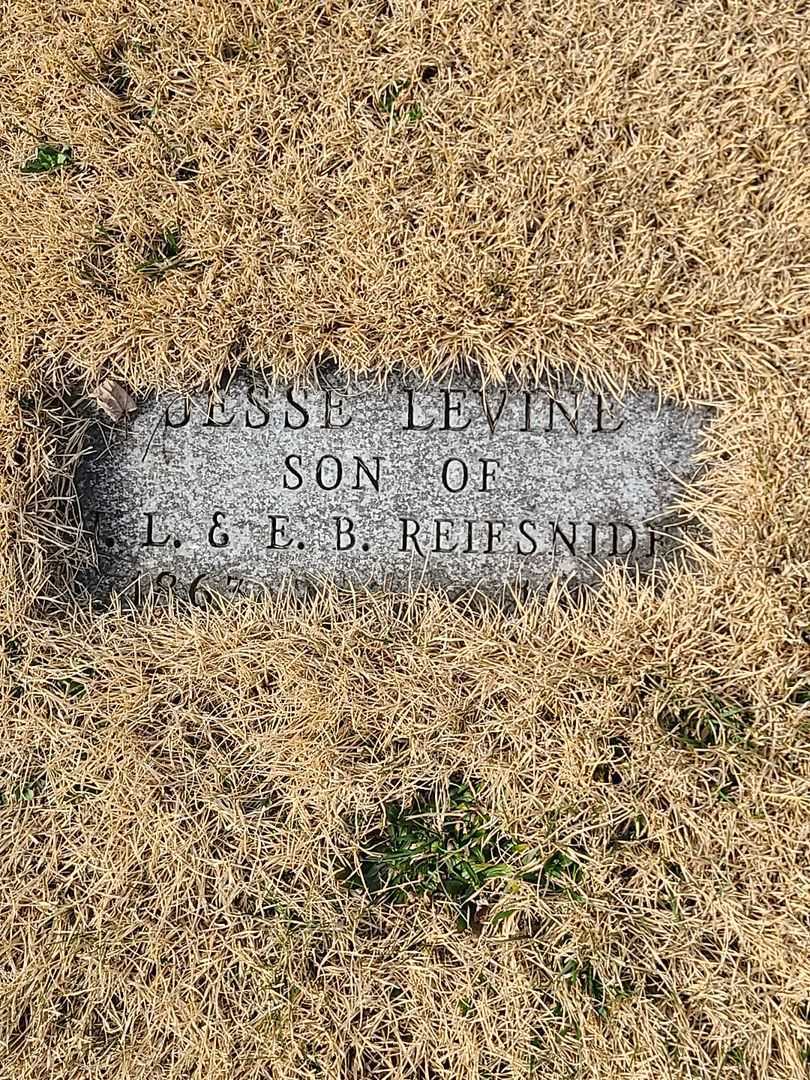 Jesse Levine Reifsnider's grave. Photo 3