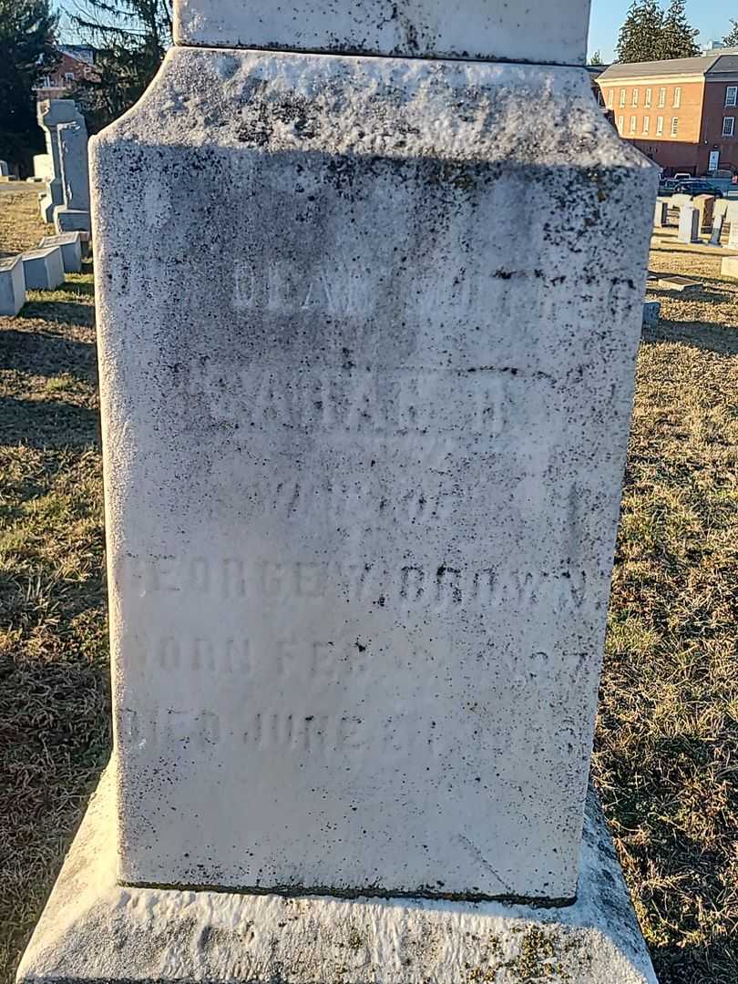 Ulysses G. Brown's grave. Photo 1