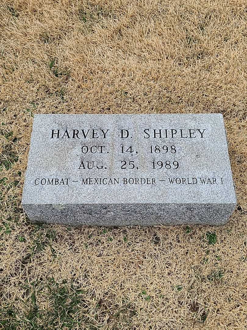 Harvey D. Shipley's grave. Photo 3