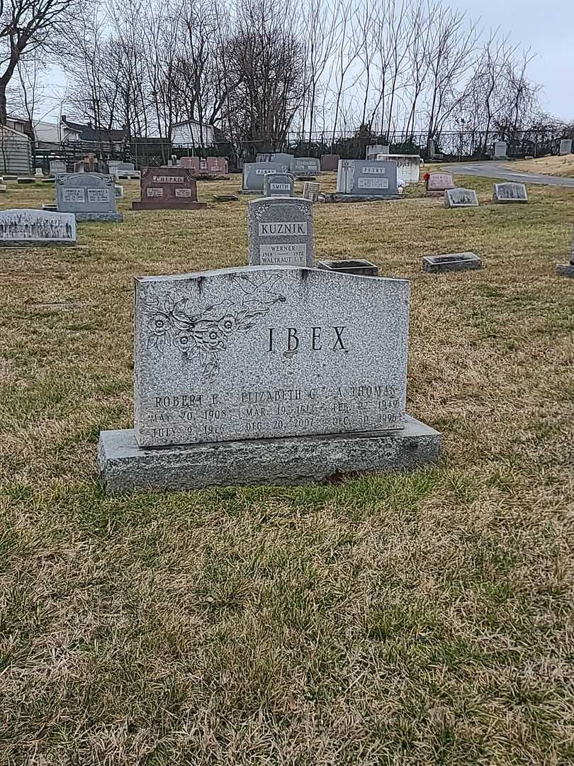 Robert E. Ibex's grave. Photo 2