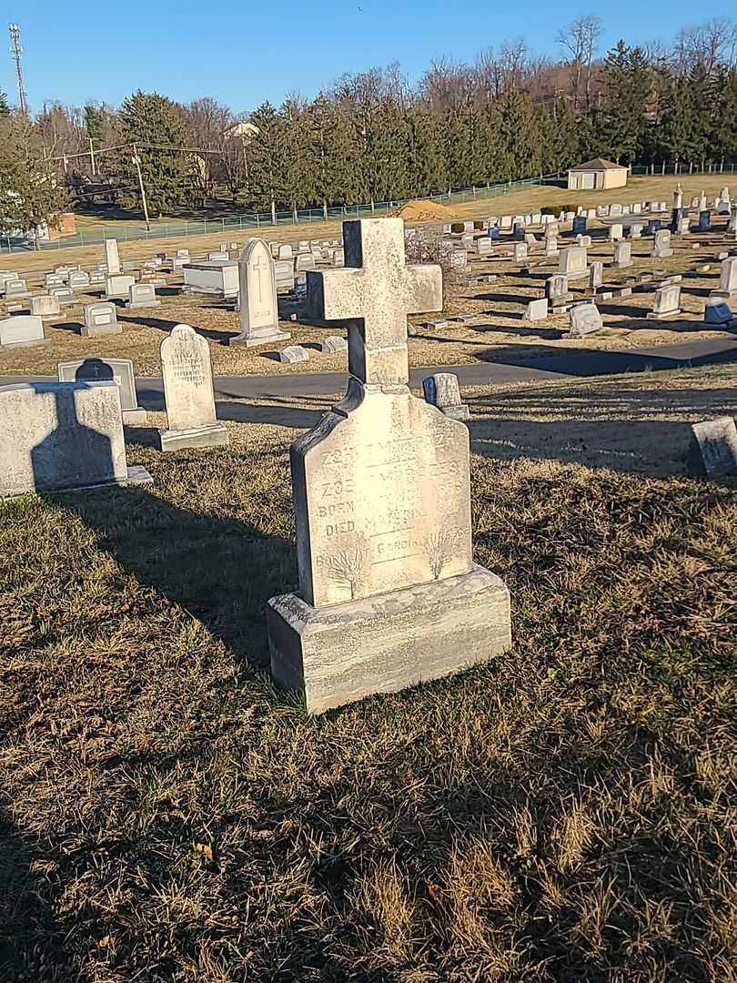 Zoe Amprazes's grave. Photo 2