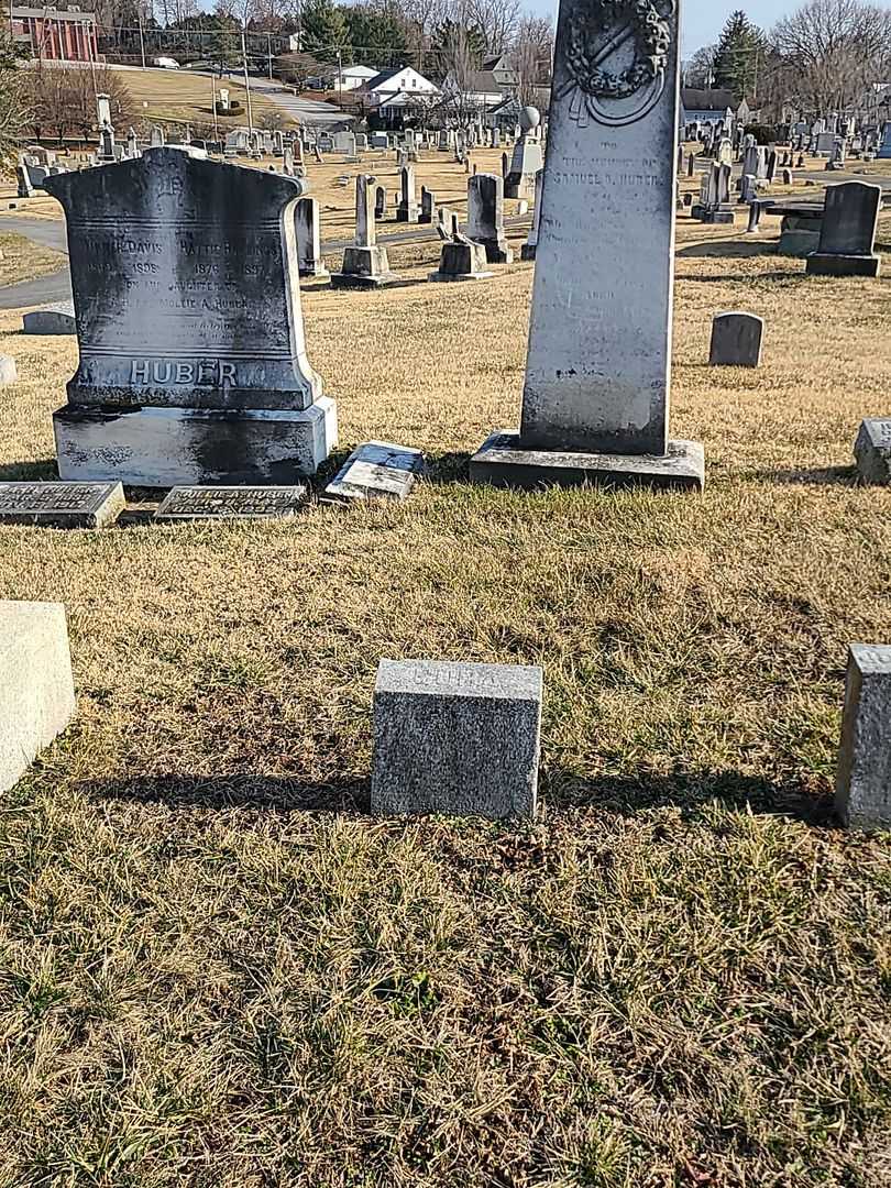 Cora Agnes Huber's grave. Photo 2