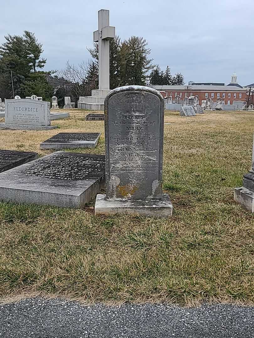 Mary Shafer's grave. Photo 2