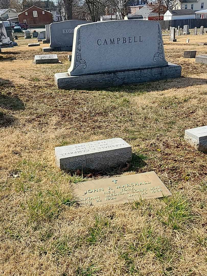 Marshall E. Campbell's grave. Photo 2