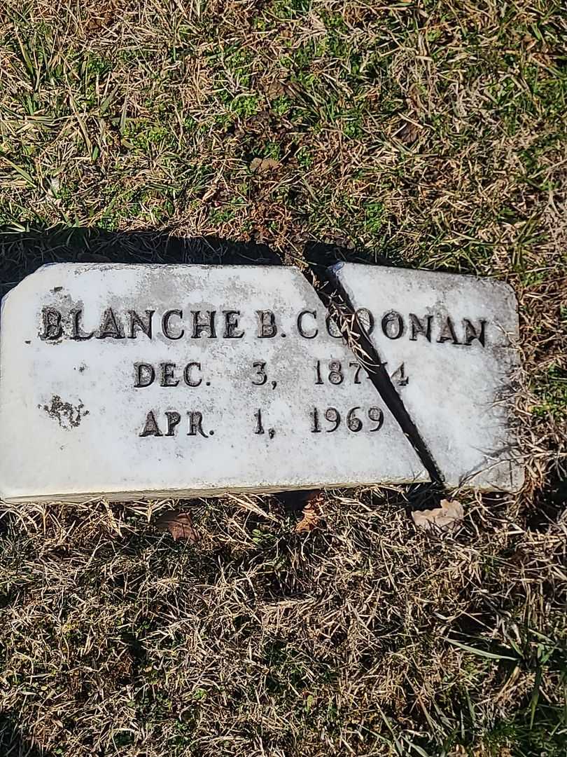 Blanche B. Coonan's grave. Photo 3