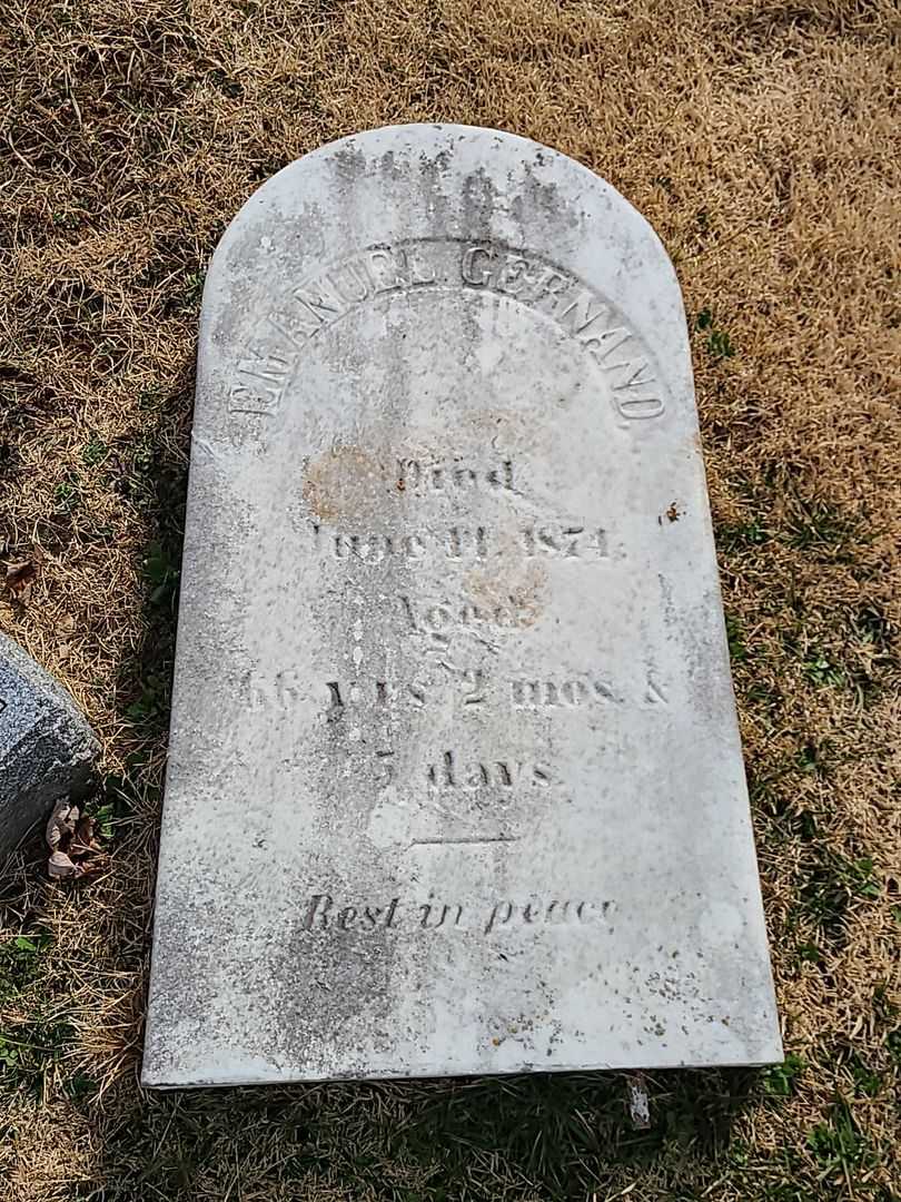 Adelaide Parke Gernand's grave. Photo 1