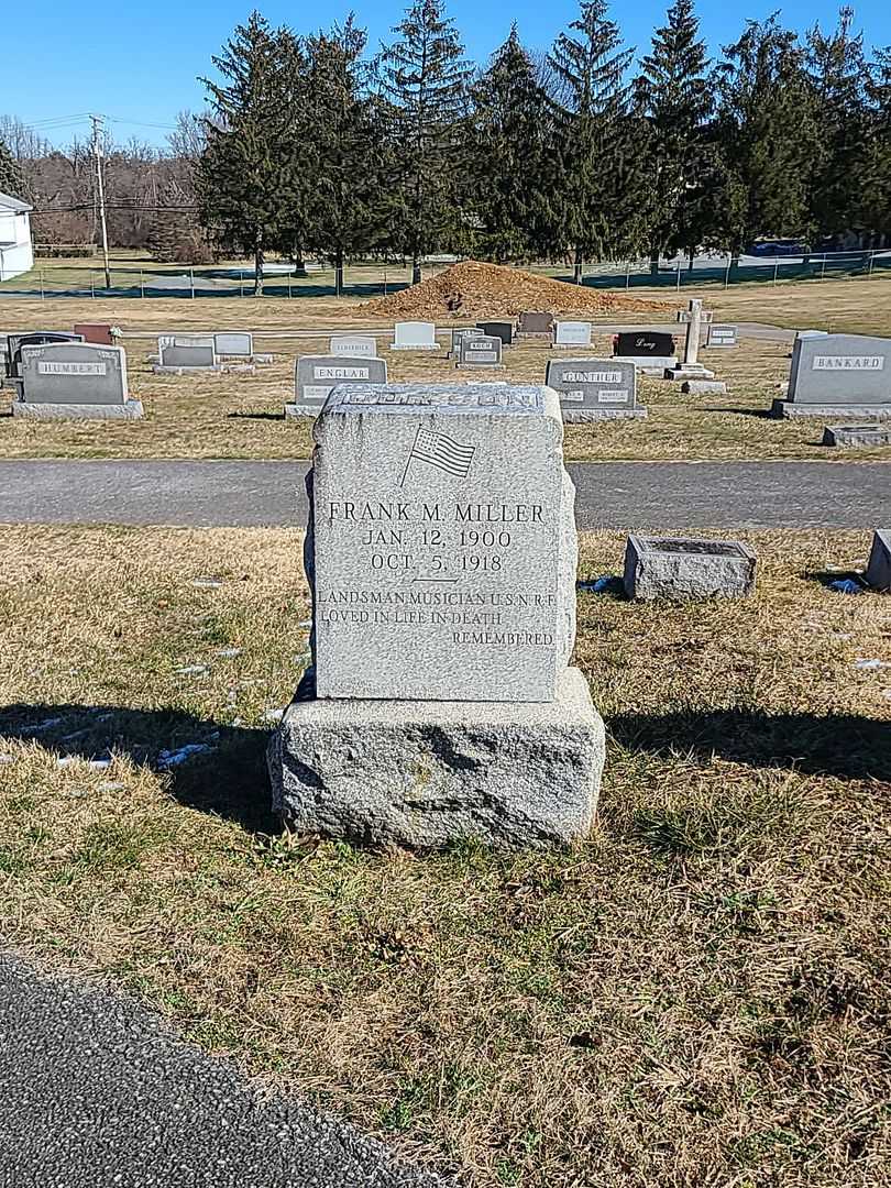 Frank Monroe Miller's grave. Photo 2
