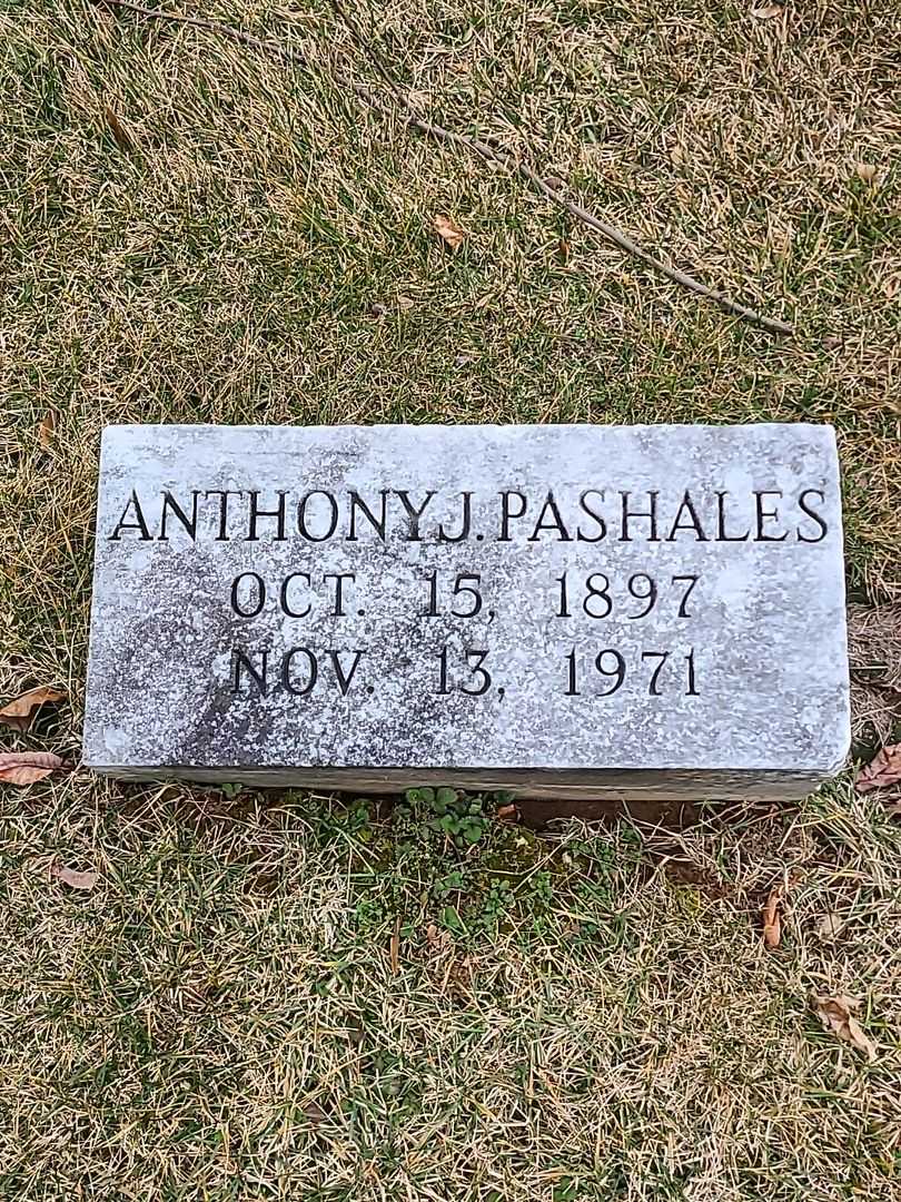 Anthony J. Pashales's grave. Photo 1