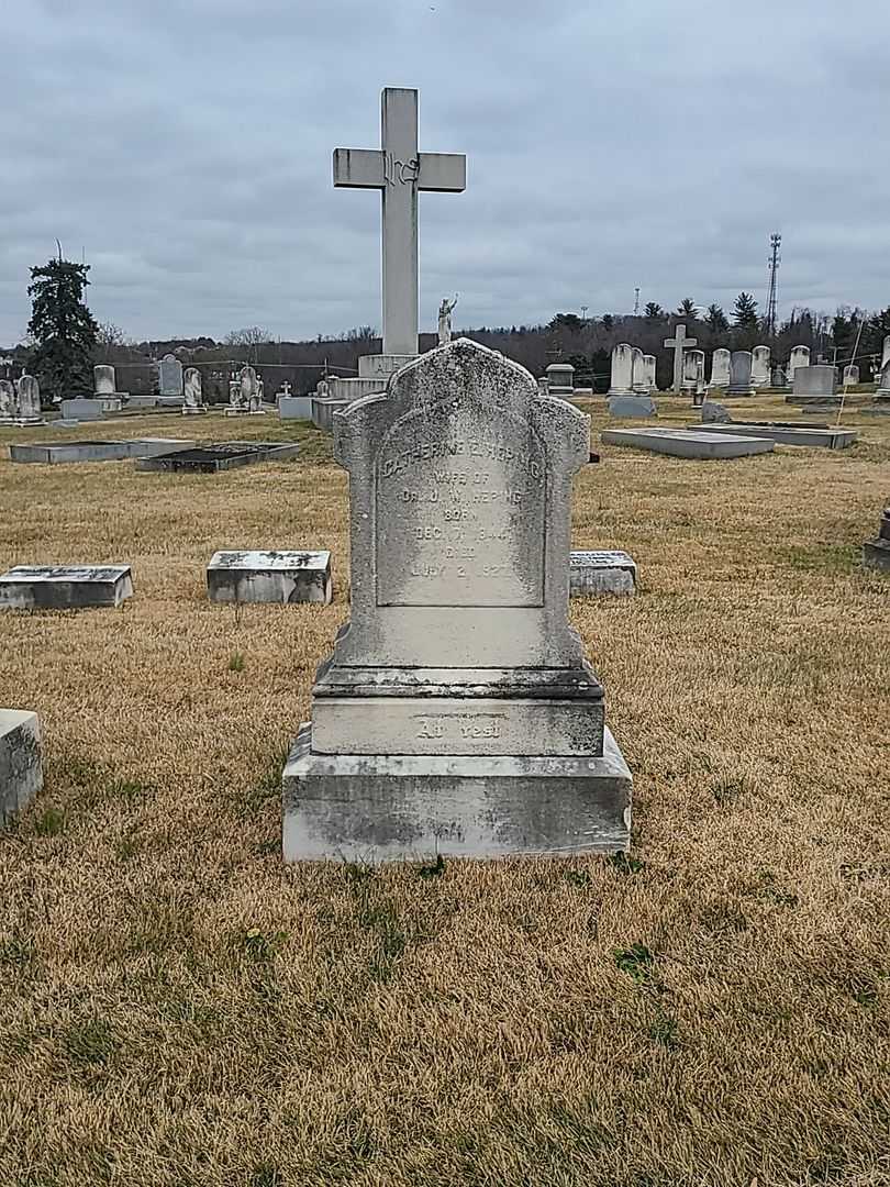 Catherine Z. Hering's grave. Photo 2