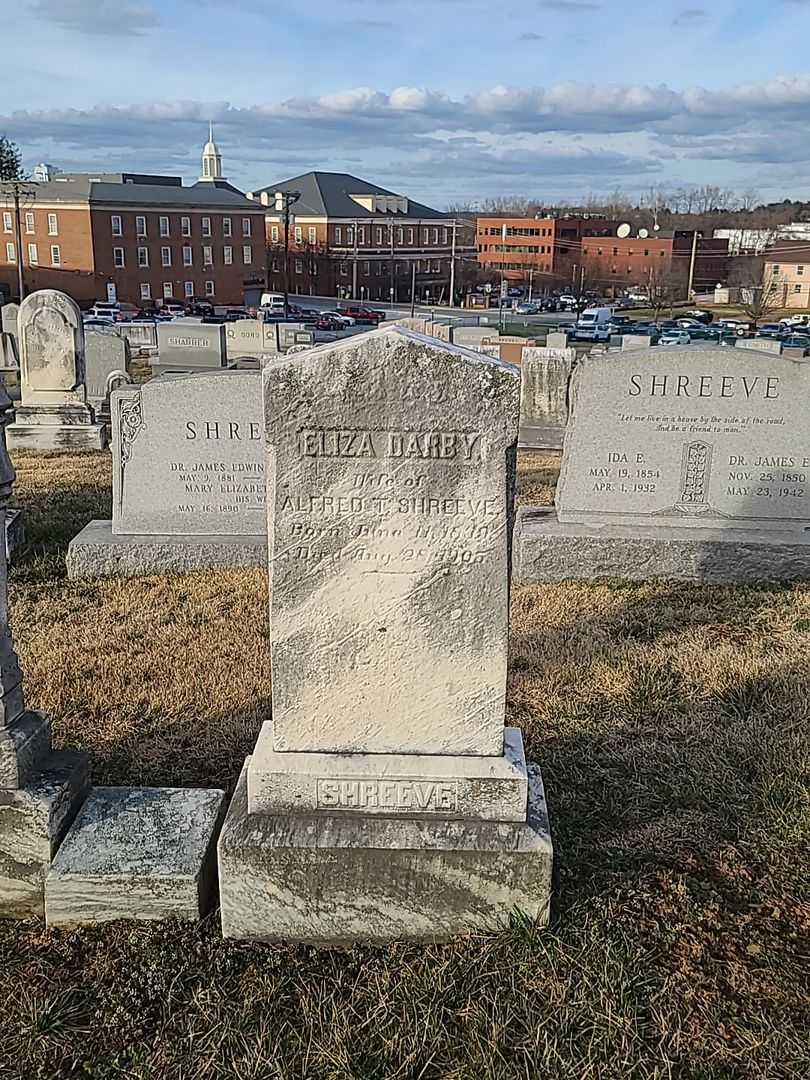 Eliza Darby Shreeve's grave. Photo 1