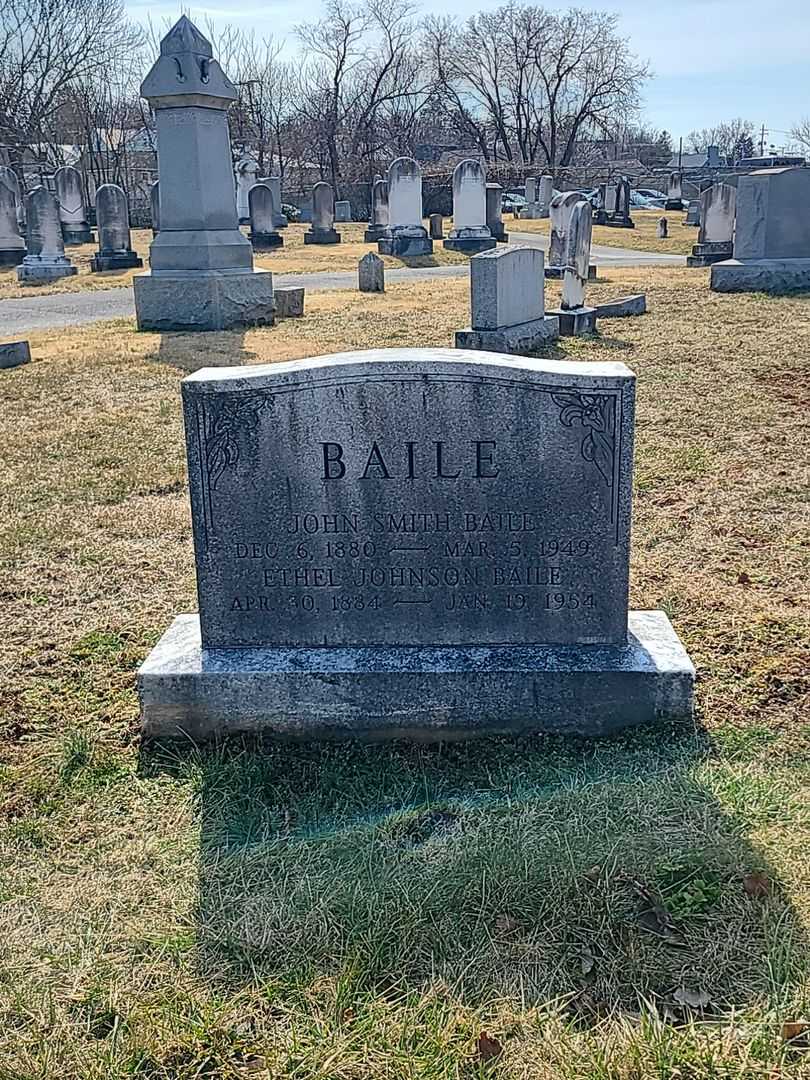 Ethel Johnson Baile's grave. Photo 2