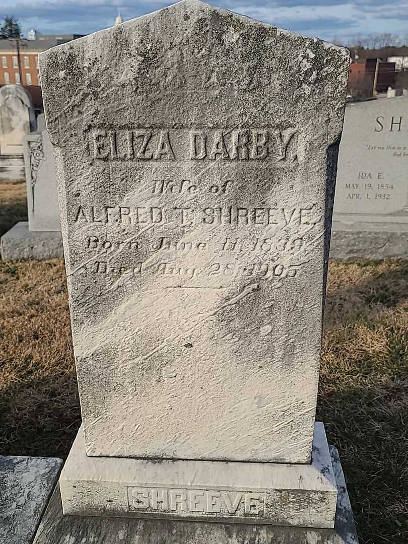 Eliza Darby Shreeve's grave. Photo 2