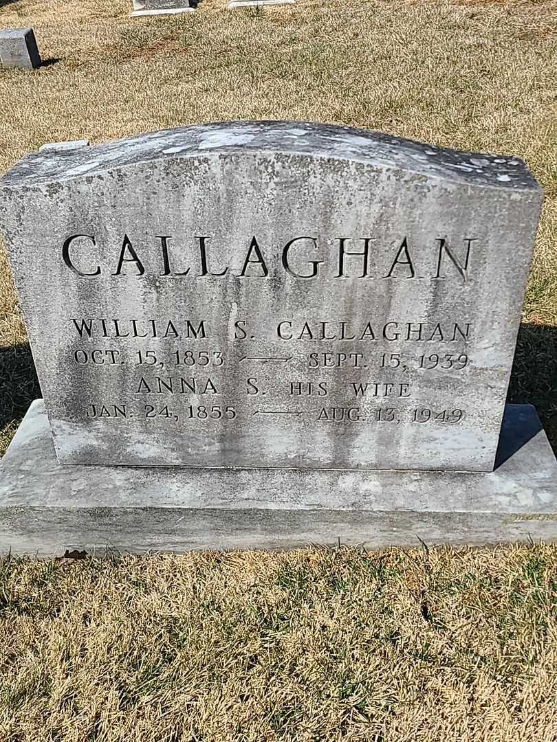 William S. Callaghan's grave. Photo 2