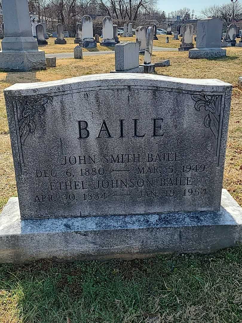 Ethel Johnson Baile's grave. Photo 3