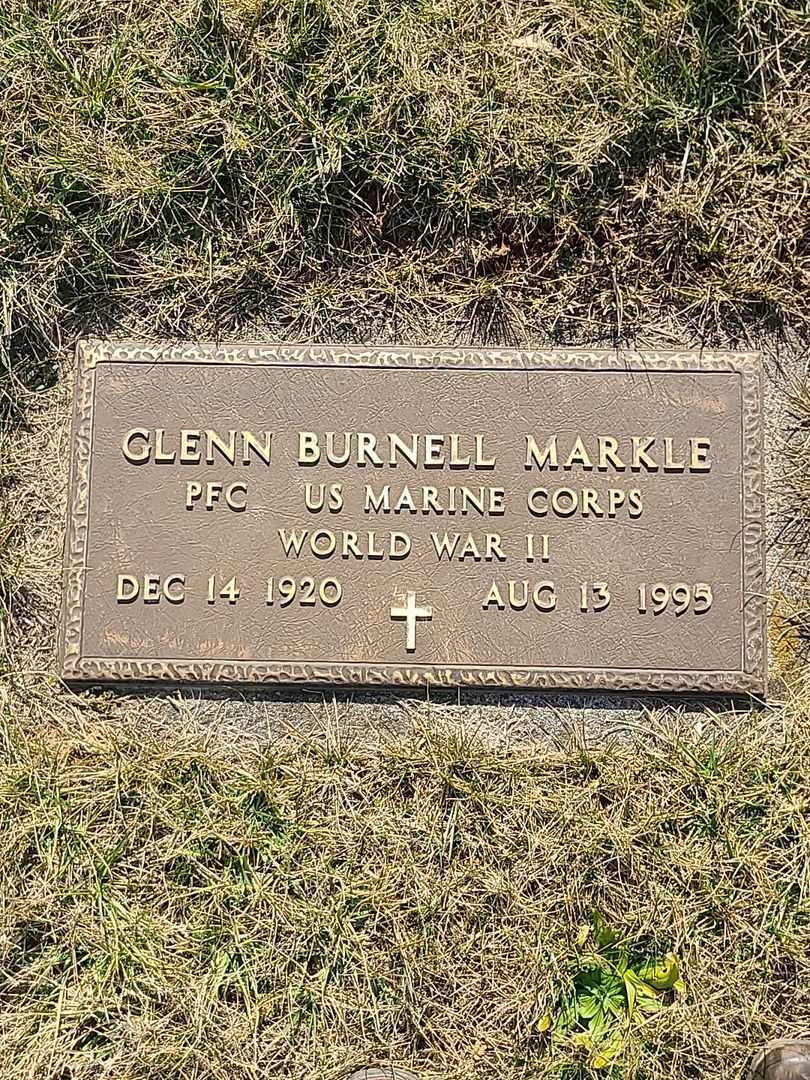 Glenn Burnell Markle's grave. Photo 4