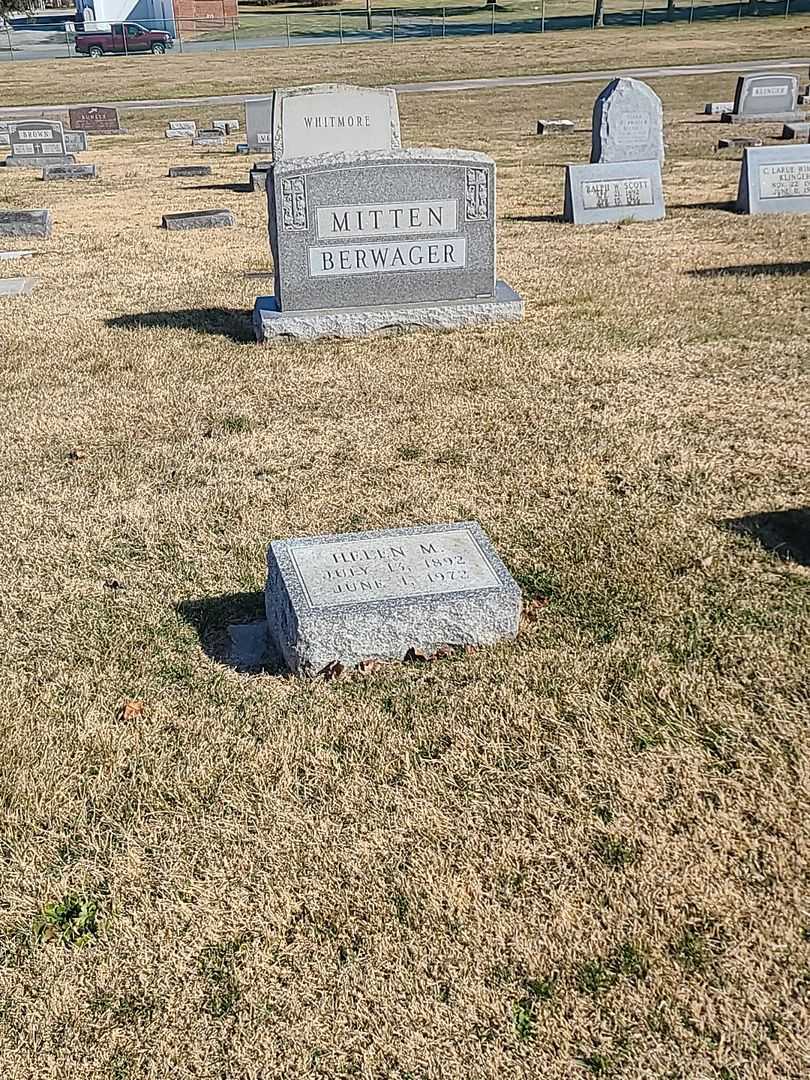 Helen M. Mitten's grave. Photo 2