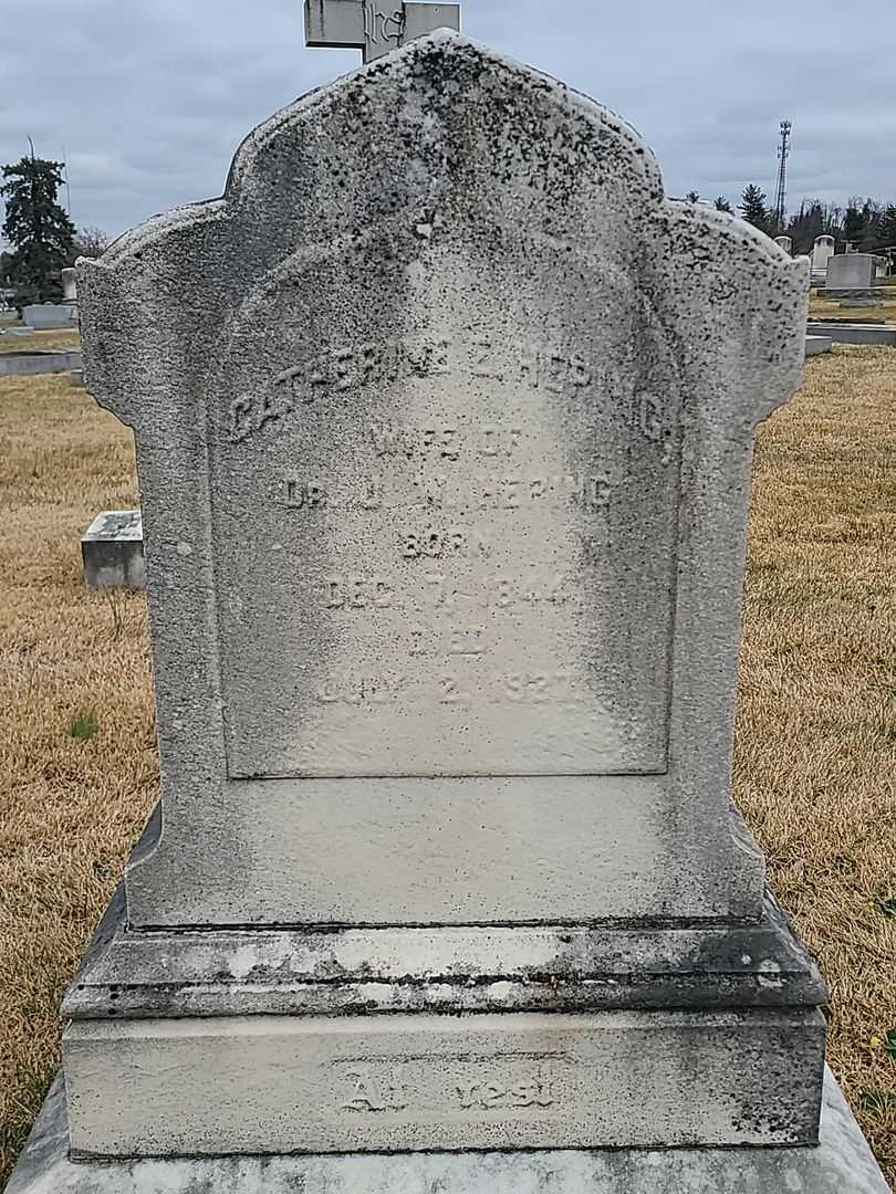 Catherine Z. Hering's grave. Photo 3