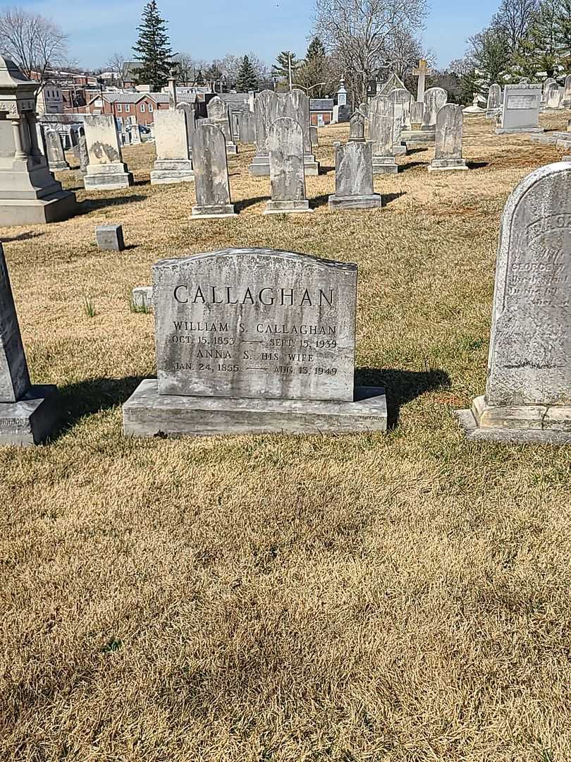 William S. Callaghan's grave. Photo 1