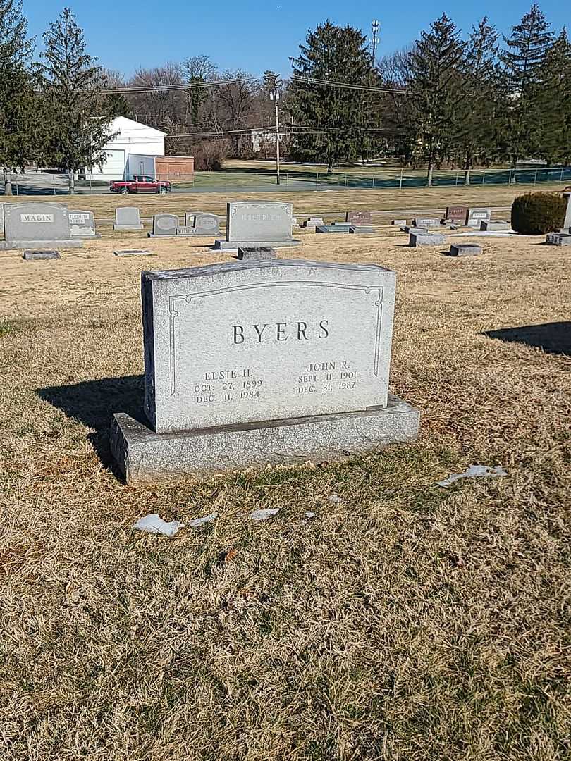John R. Byers's grave. Photo 2