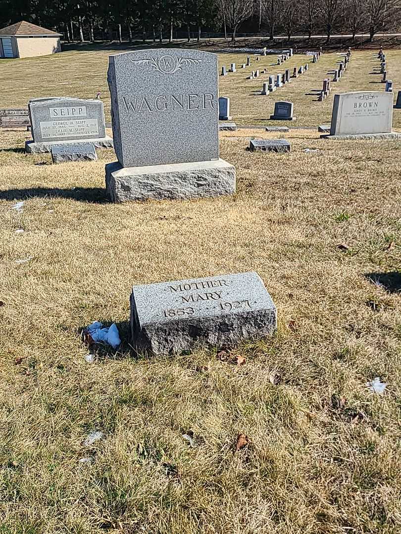 Mary Wagner's grave. Photo 2