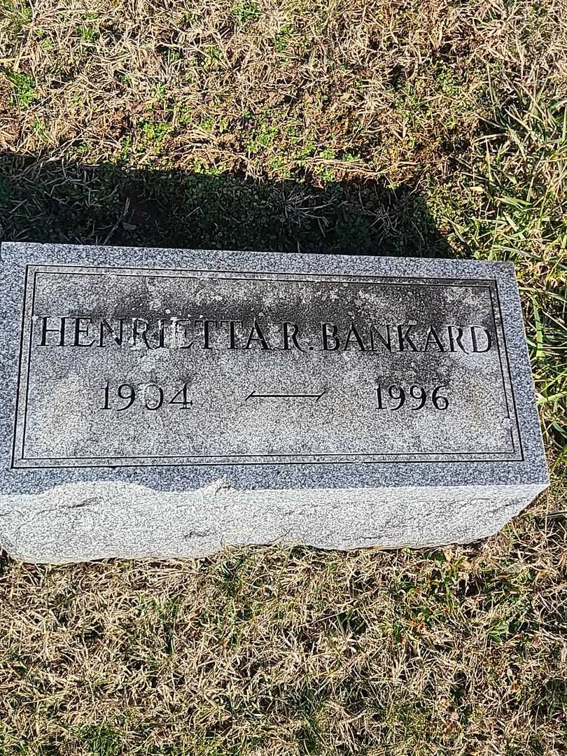 Henrietta R. Bankard's grave. Photo 3