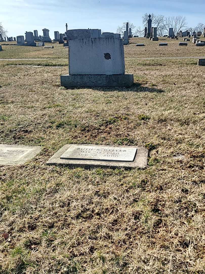 Ruth B. Weller's grave. Photo 2