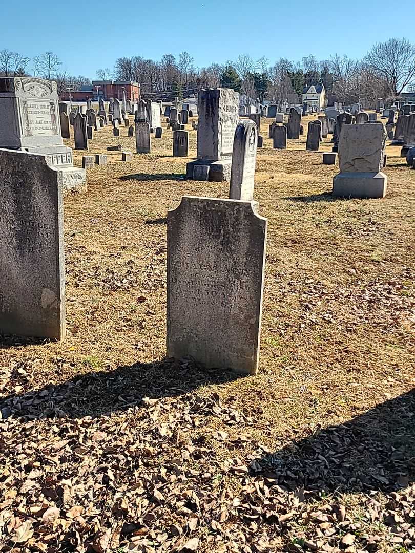 Mary Ann Miller's grave. Photo 2