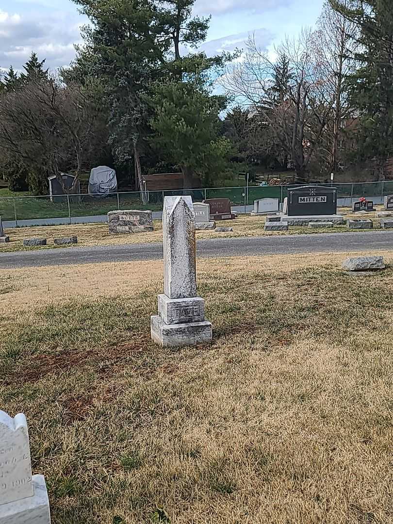 Mary J. Tate's grave. Photo 1