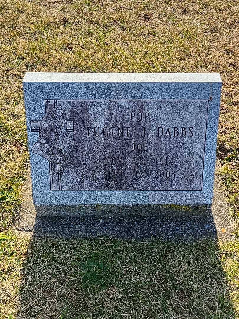 Eugene J. "Joe" Dabbs's grave. Photo 3