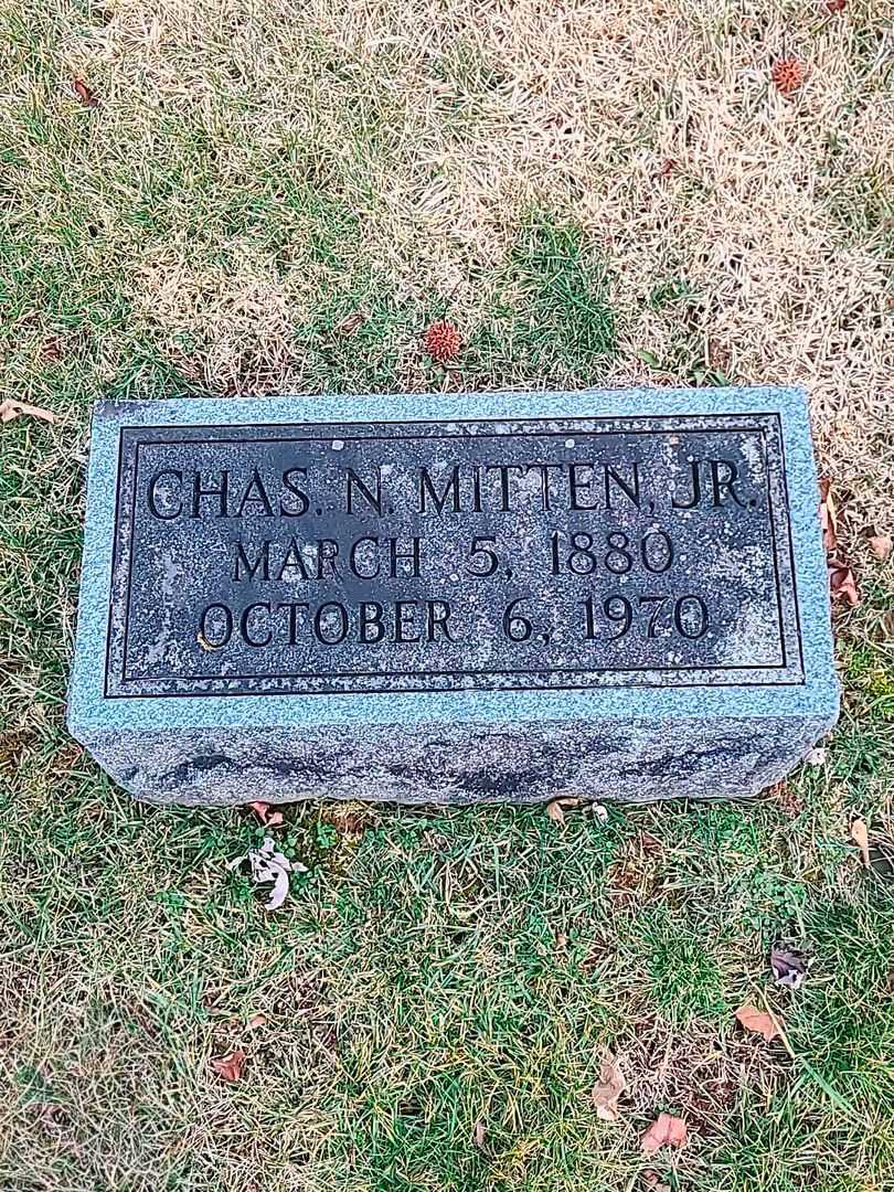 Chas. N. Mitten Junior's grave. Photo 3