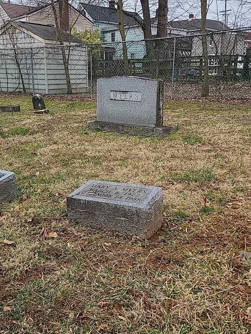 Mary A. Myers's grave. Photo 2