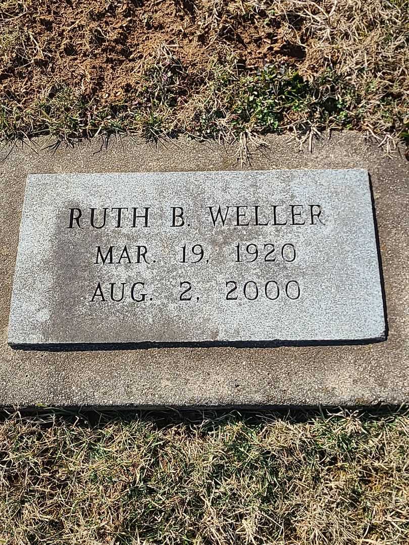 Ruth B. Weller's grave. Photo 3