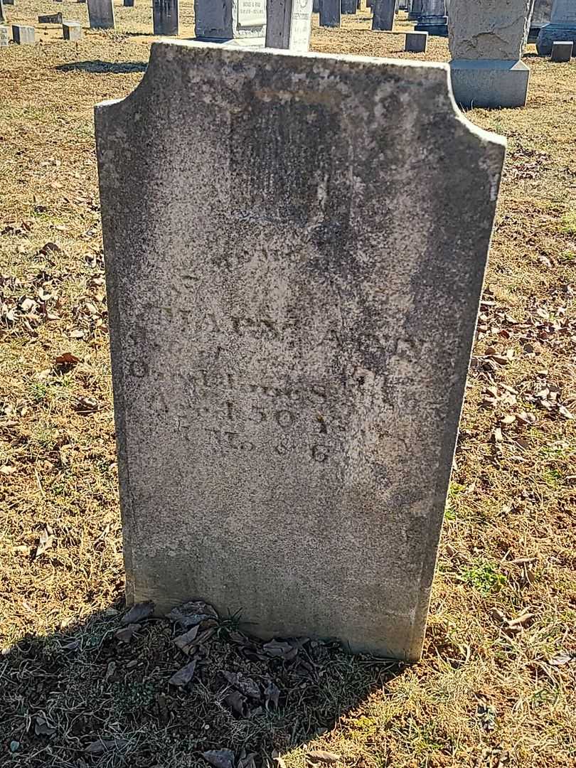 Mary Ann Miller's grave. Photo 3