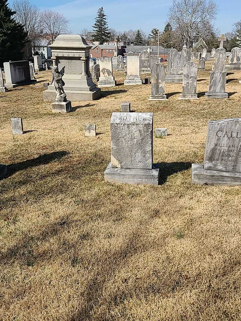 Maria L. Mathias's grave. Photo 1