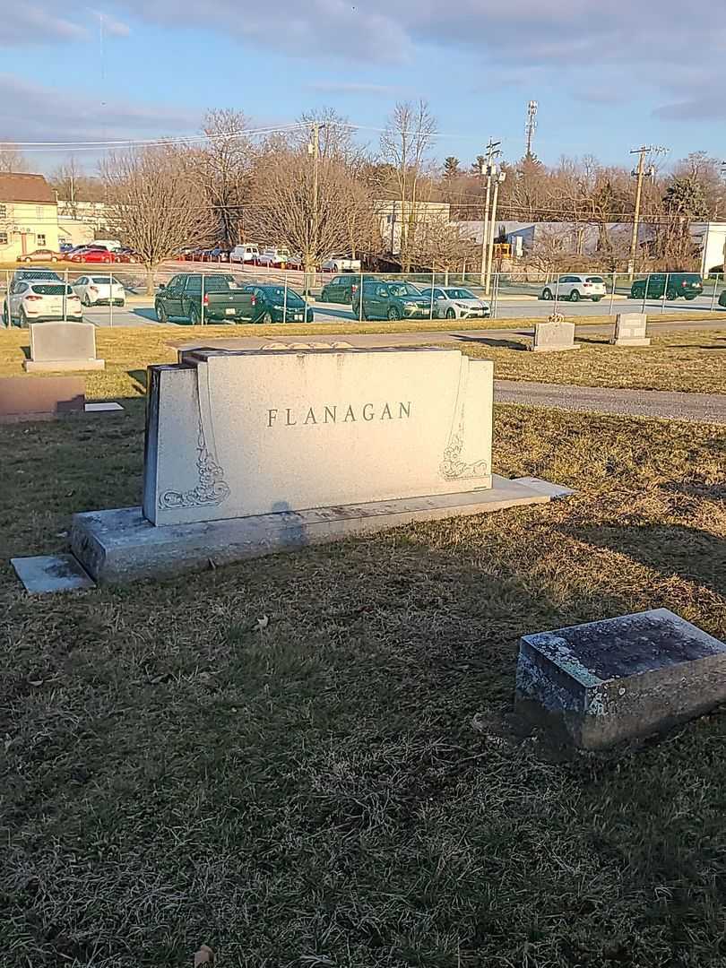 Colonel Sherman E. Flanagan Junior's grave. Photo 1