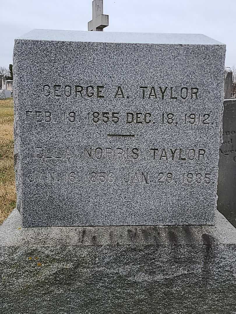 George A. Taylor's grave. Photo 1