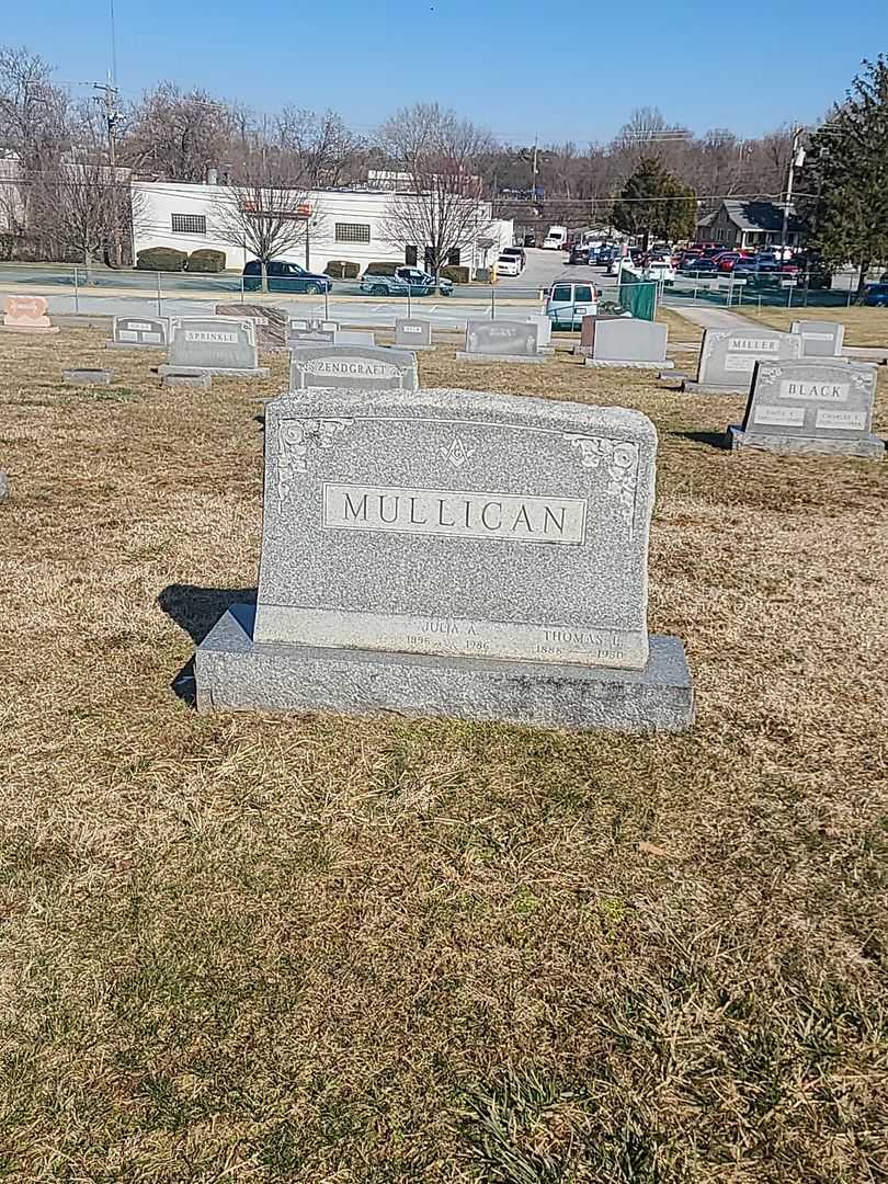 Thomas F. Mullican's grave. Photo 2