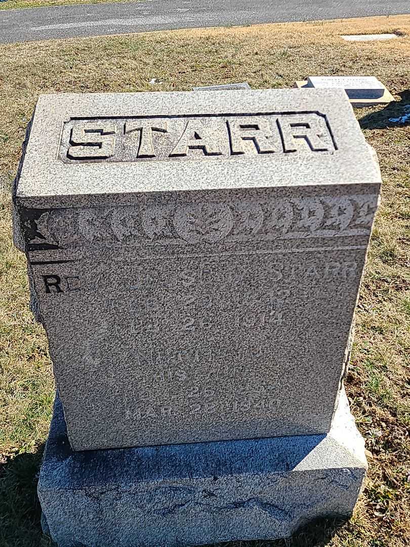 Nettie J. Starr's grave. Photo 1