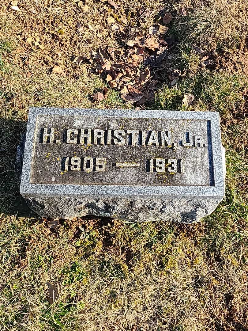 H. Christian Weikel Junior's grave. Photo 3