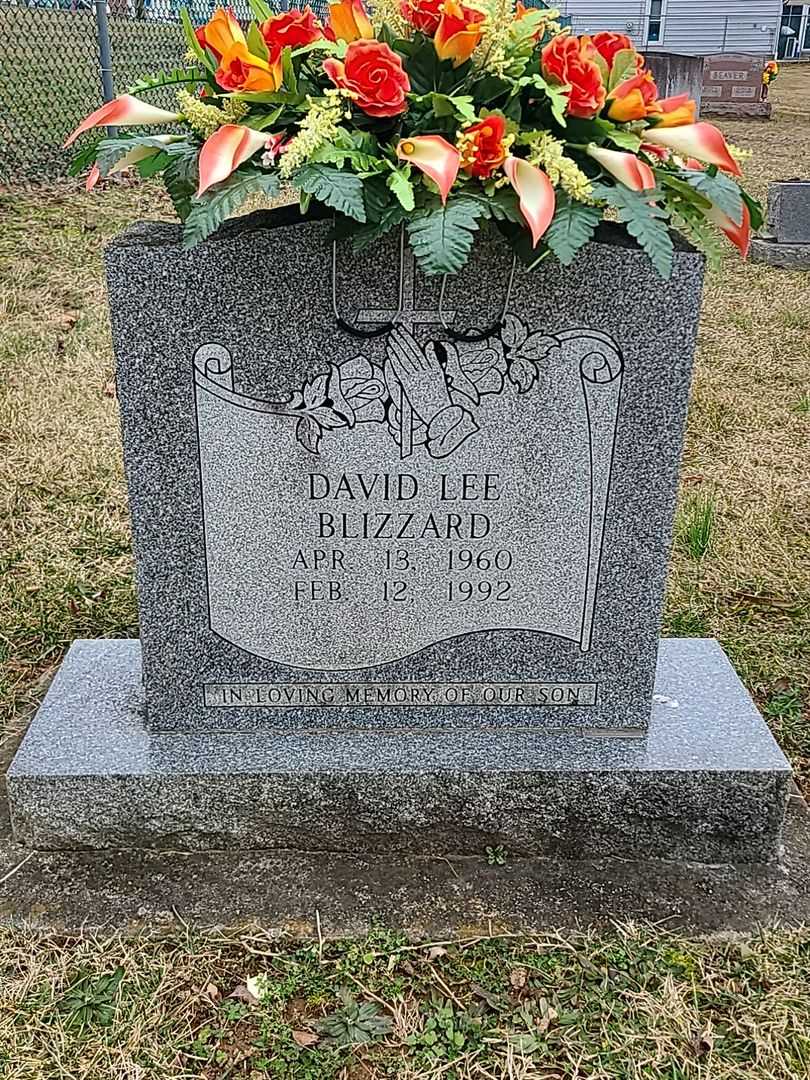 David Lee Blizzard's grave. Photo 3