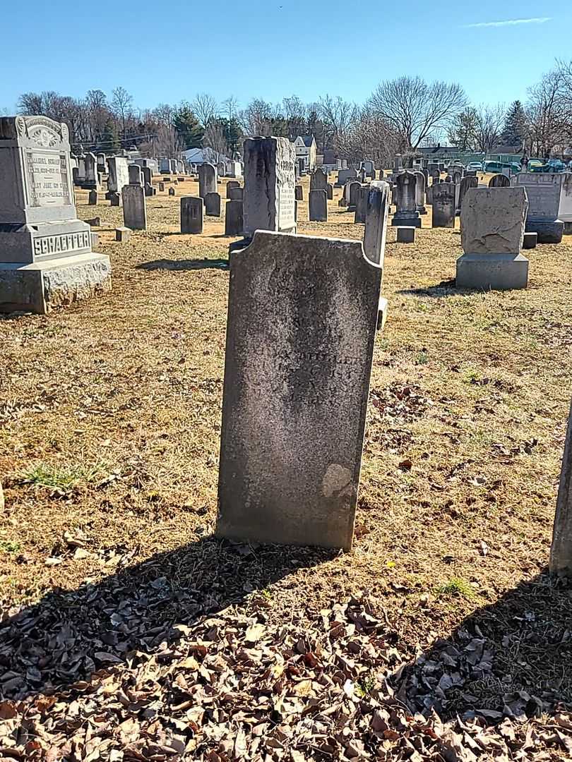 Maria Miller's grave. Photo 2