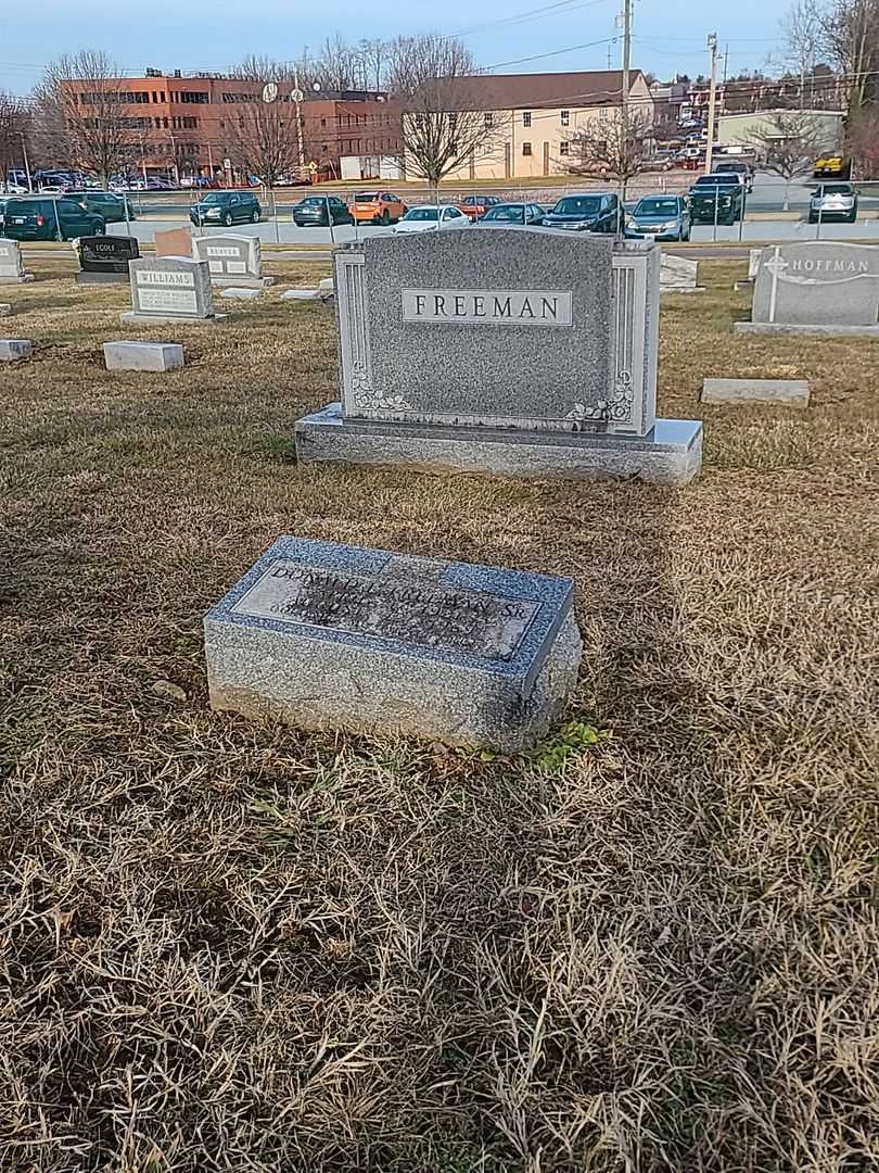 Donald E. Freeman Senior's grave. Photo 2
